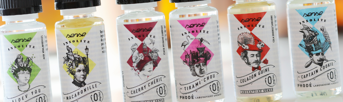 E-liquides Sense Insolite, Phodé Laboratoire