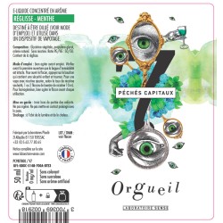 REGLISSE MENTHE - ORGUEIL 50ML